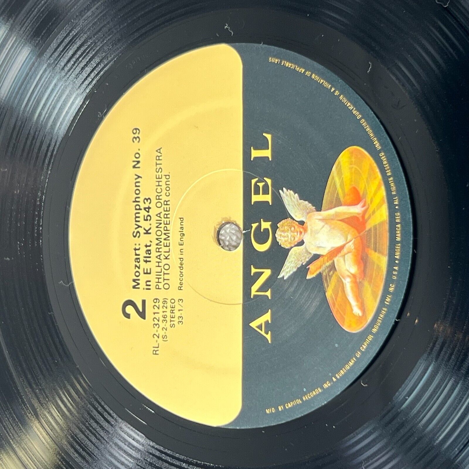 MOZART – Symphonies No. 38 In D, "Prague" / No. 39 In E Flat Vinyl LP US 1965