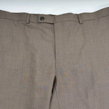 Calvin Klein Performance Dress Pants Suit Slacks Brown Men’s Size 42W x 30L US