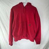 SafTbak Blaze Red Hunting Hoodie Coat Jacket Cotton Sweater Adult Size Medium US