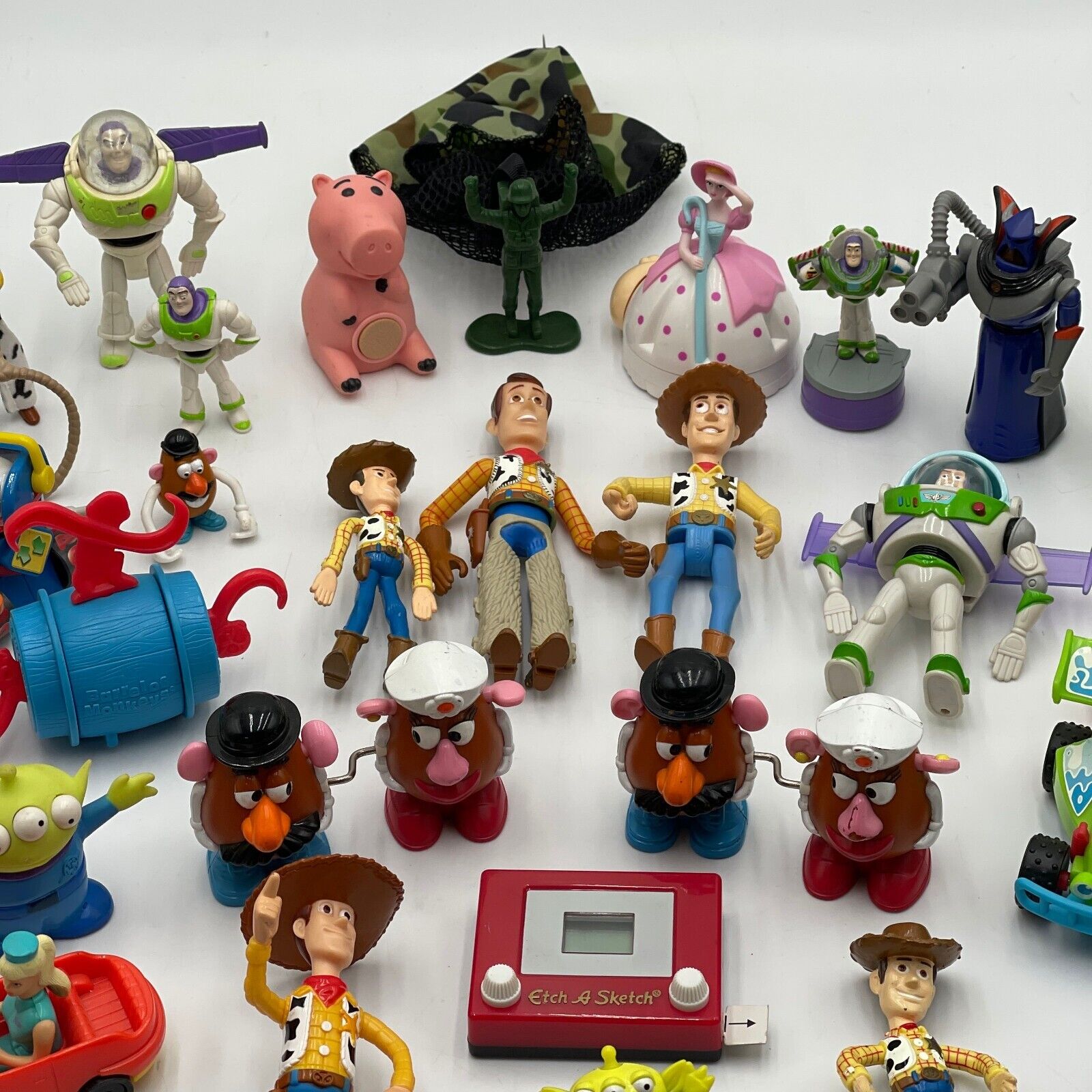 Lot of 35 Various Vintage Toy Story McDonalds Toy Collectibles and Other toys