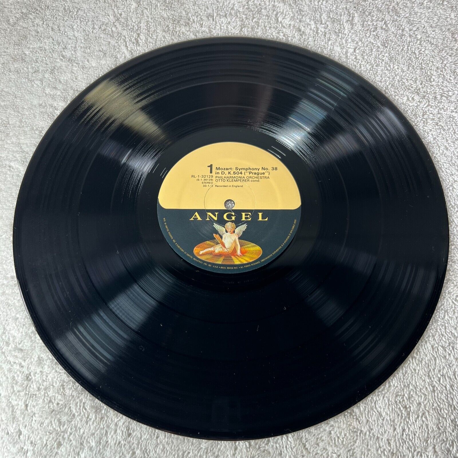 MOZART – Symphonies No. 38 In D, "Prague" / No. 39 In E Flat Vinyl LP US 1965
