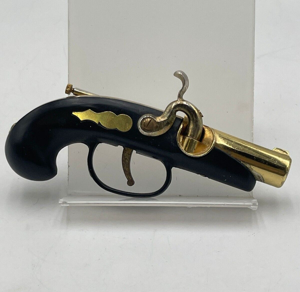 Vintage Pirate Pistol Gun Table Cigarette Lighter Japan Japanese Old Collectible
