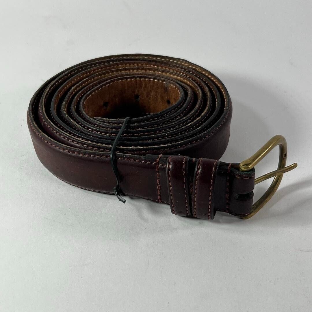 Beautiful Classic Genuine Imported Leather Unisex Belt One Size