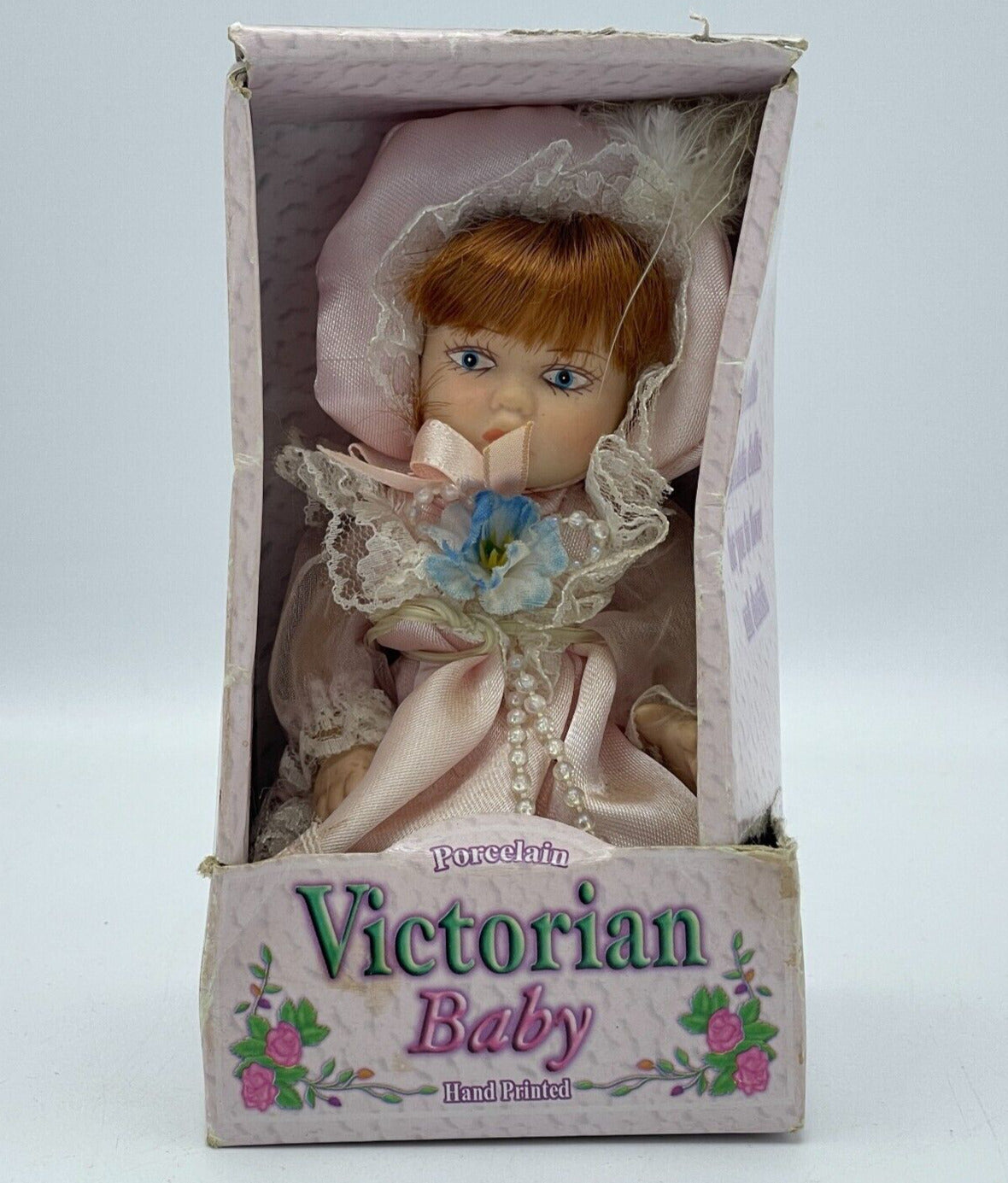 Vintage Christina Collection Hand Painted Porcelain Victorian Baby Doll Ltd Ed.