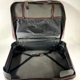 Traveler’s Club Brown Genuine Leather 2 Piece Buckle Luggage Set Vintage