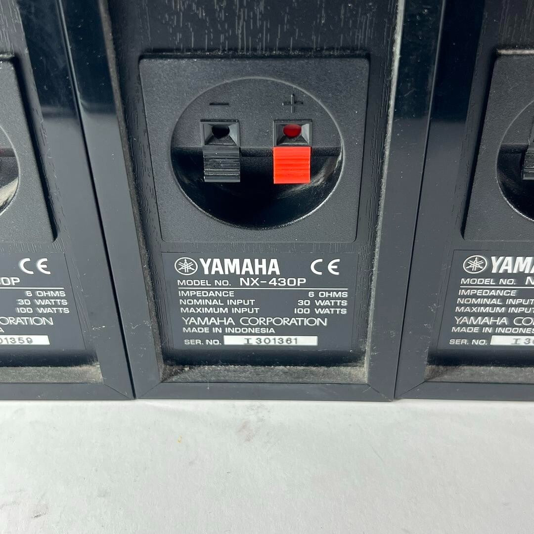 Yamaha NX-C430 Center & 3 NX-430P Surround Sound Speakers