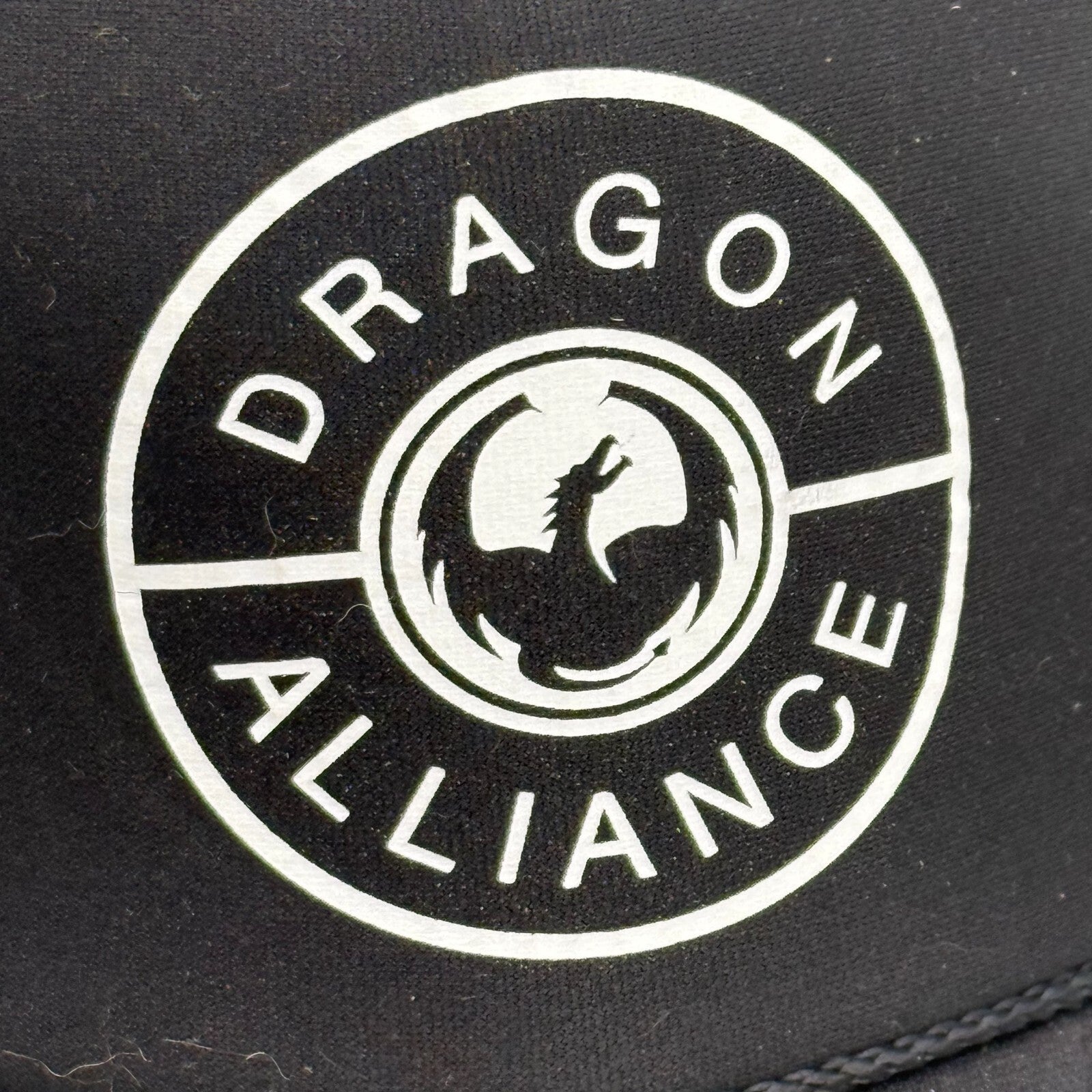 Otto Dragon Alliance Snapback Cap Black Mesh Back Adjustable Mens One Size