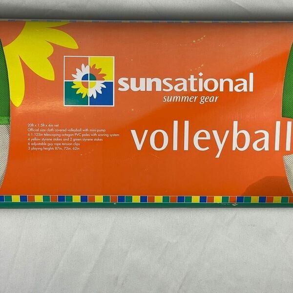 Franklin Sensational Summer Gear  Volleyball Set - Net, Pump, Poles & Scoreboard