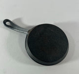 Cast Iron Small Shallow Skillet Griddle Pan Pancake 5" Diam 0.5" Depth Black New
