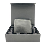 Men's Genuine Leather Wallet - Tri-Fold Construction - From Pasture to Pocket
