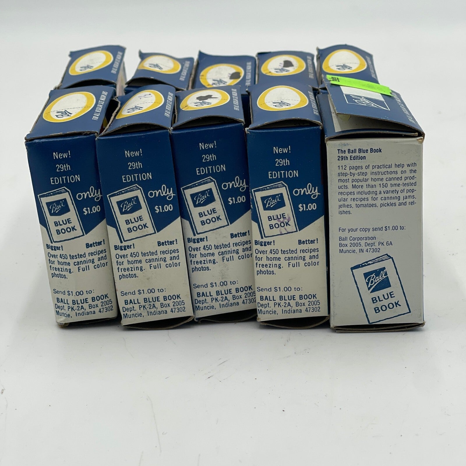 Vintage 120 Ball Regular Size Mason Dome Lids Canning 1975 12 Ct (10 Boxes)
