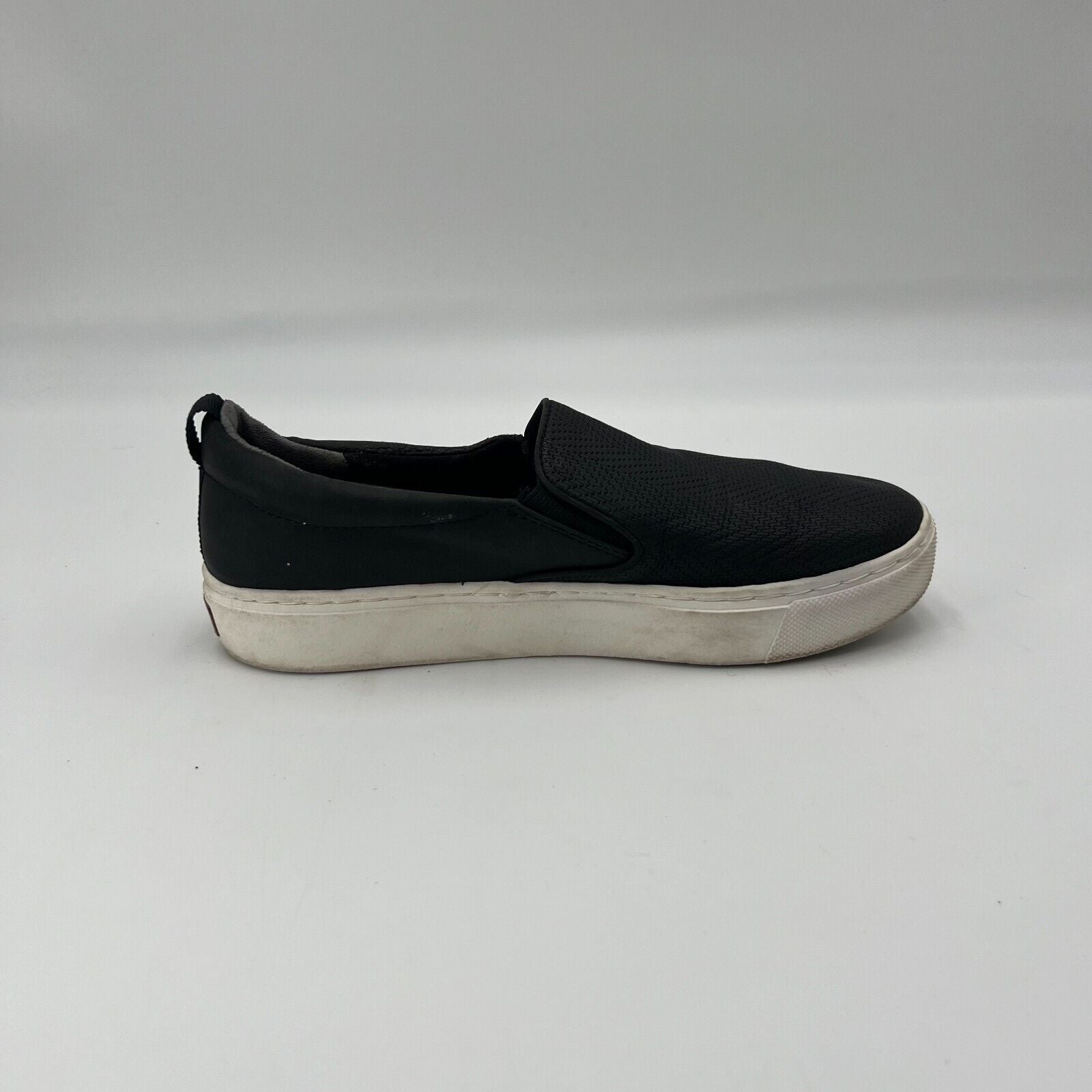Dr Scholls Comfort Shoes Be Free Energy Tech Slip On Black Leather Womens Size 8