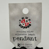 Sterling Silver Pendant Love Waits Commitment Abstinence Adjustable Necklace