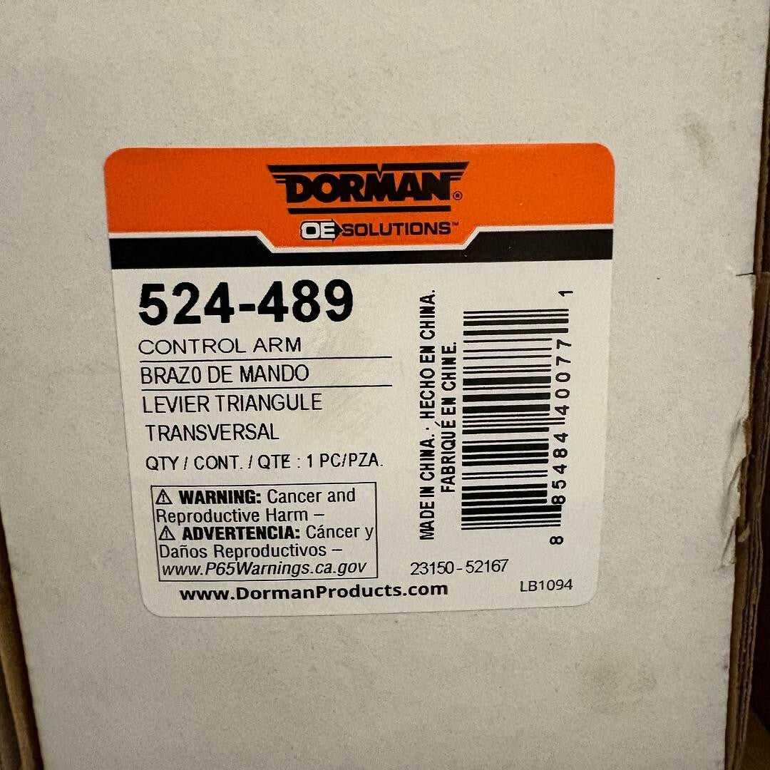Dorman 524-489 Control Arm