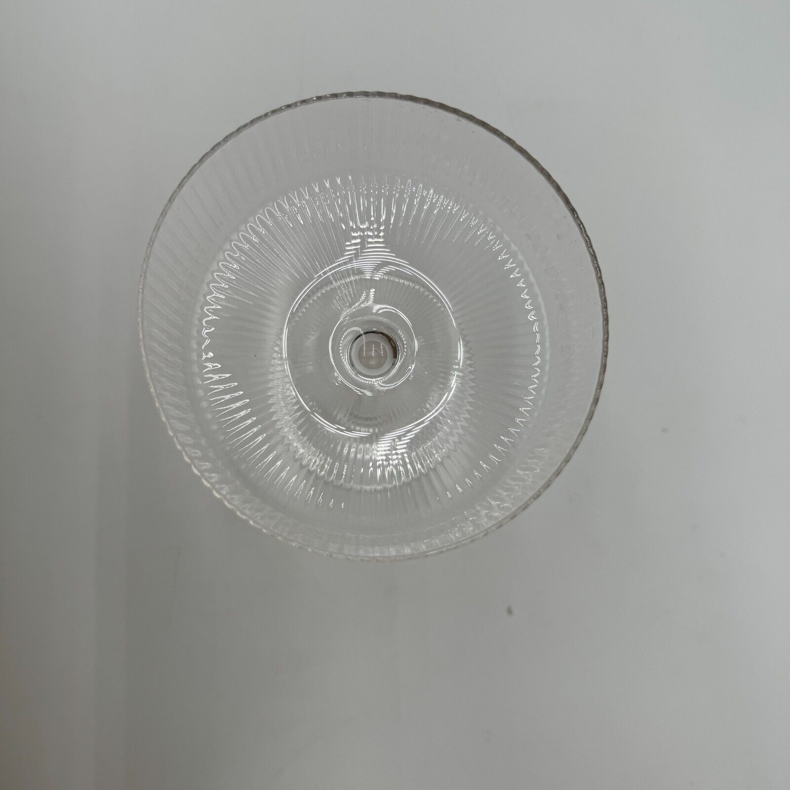 Cocktail Glasses Set of 4 Handmade Glass Ripples Design Chamagne Dining New