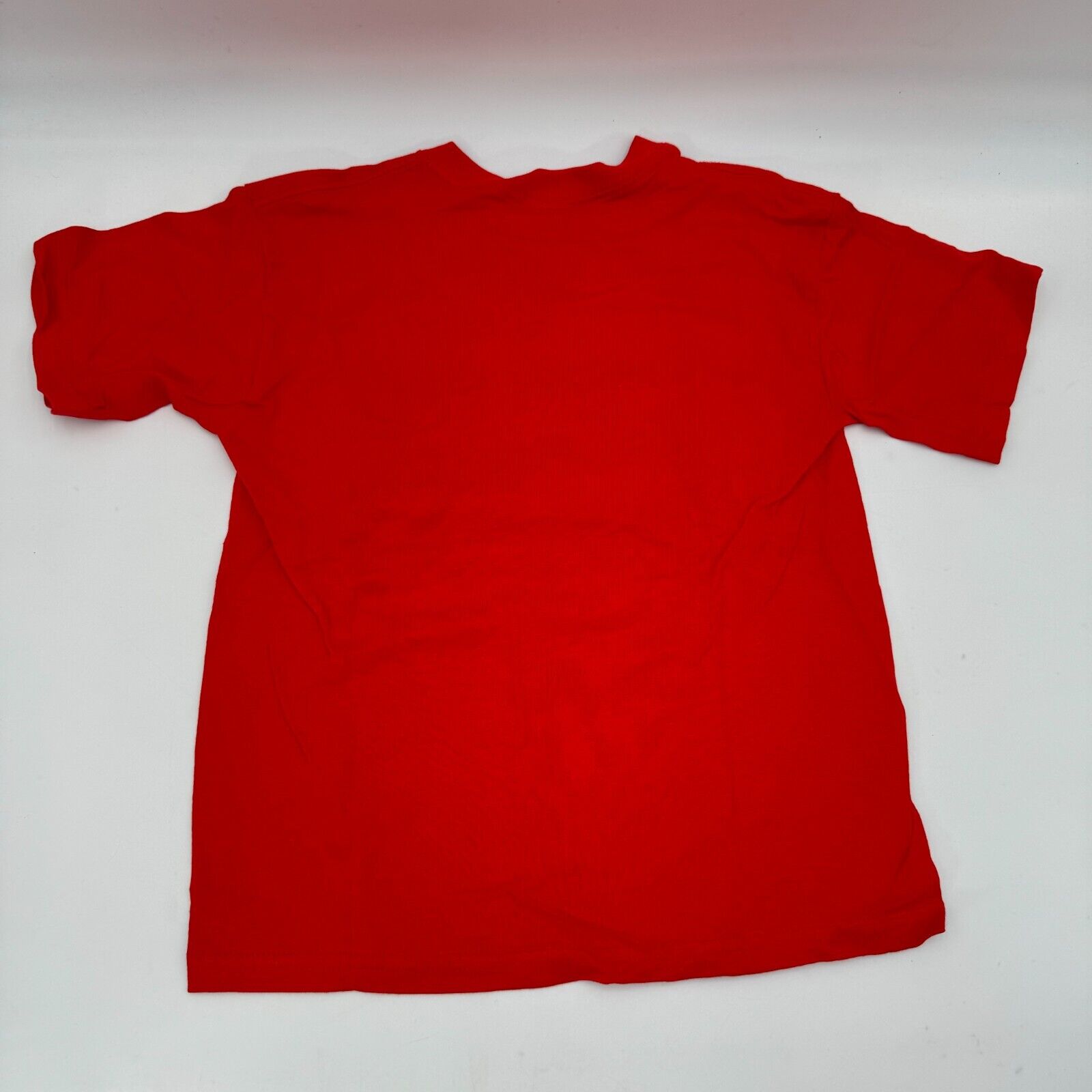 Kerusso Boys Crewneck Tshirt Printed Verse Mathew 7, 24-25 Christian Red Size M
