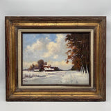 Cornelis Roos (1949 - 2000) "TWILIGHT" Original Dutch Bucolic Landscape Painting