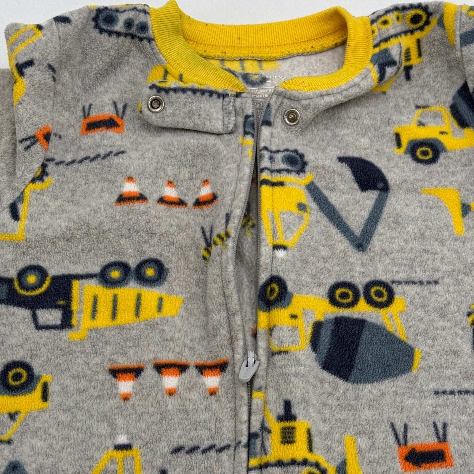 Lot of 3 Kids Sports-Themed Sleepwear Zip Up One piece & Robe Size 3T