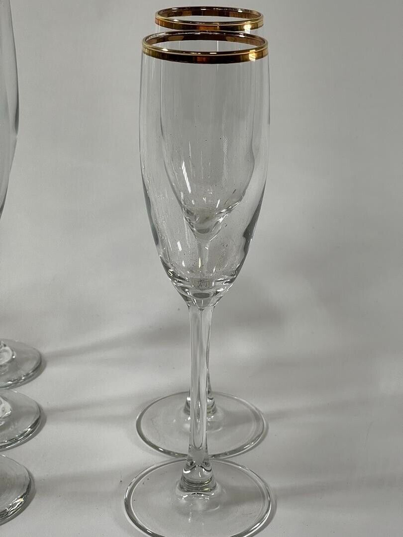 Lot of 8 Assorted Drinking Glasses - Antique Style Glasses - Beautiful