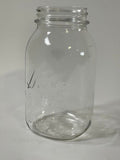 Kerr (Clear) Self Sealing 7" Tall Mason Jar (No Lid) - LOT OF 2