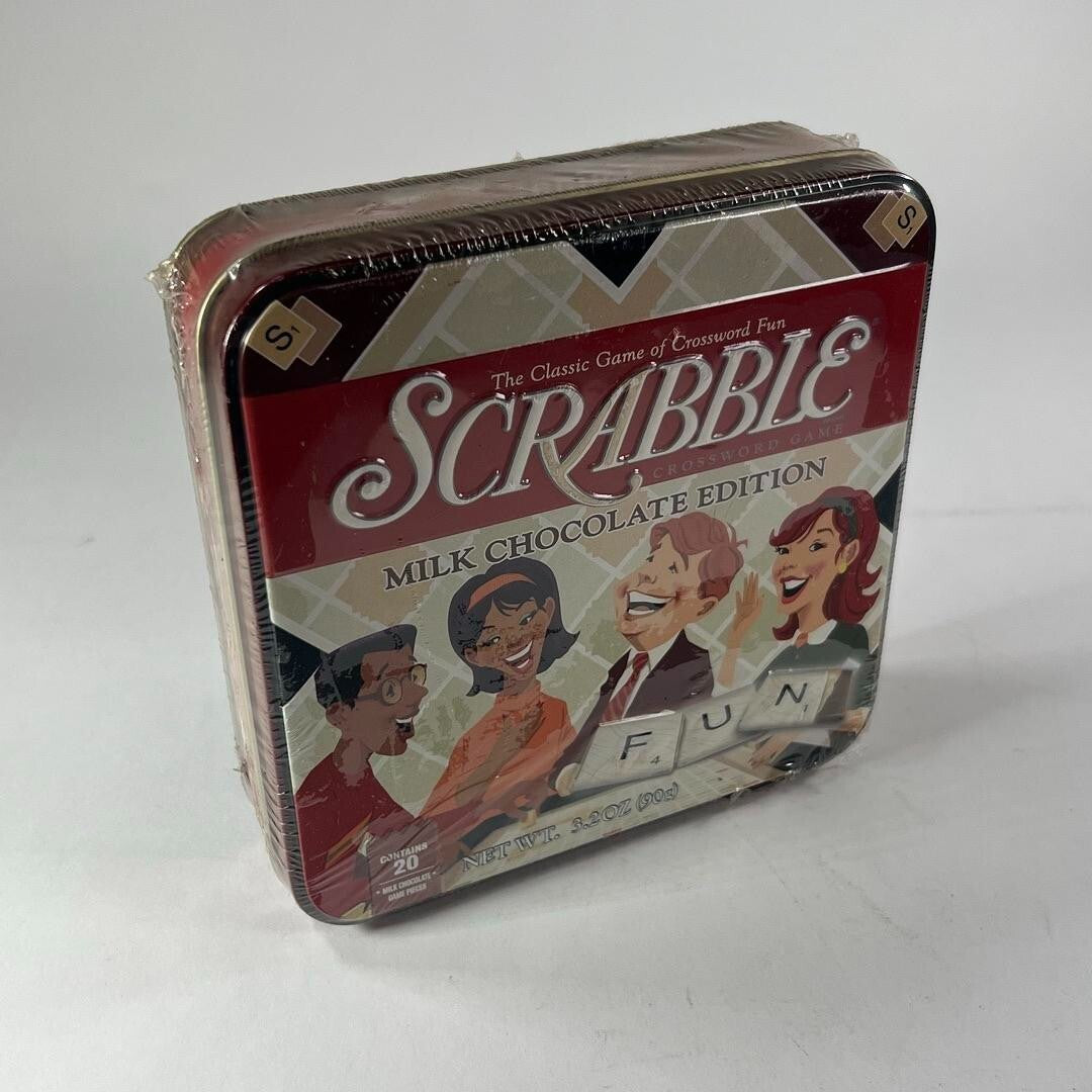 RARE Scrabble Milk Chocolate Edition 3.2 Ounces. NEW SEALED