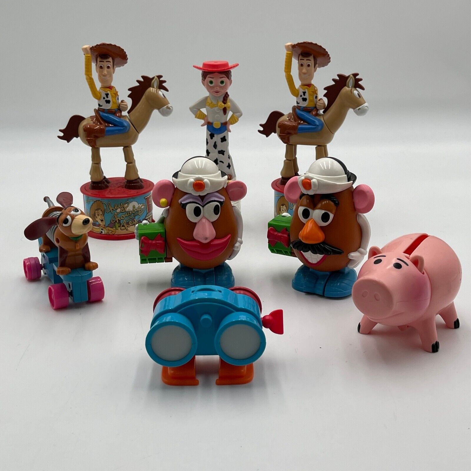 Lot of 8 Vintage McDonalds Disney Pixar Toy Story 2 Collectible Toys Rare
