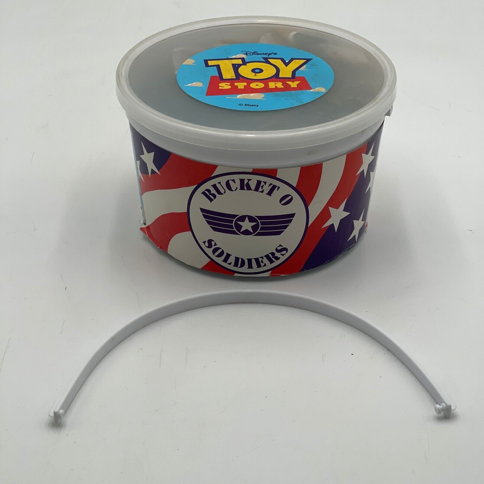 Walt Disney Toy Story Bucket Green Army Men Soldiers - Bucket O Soliders Toys