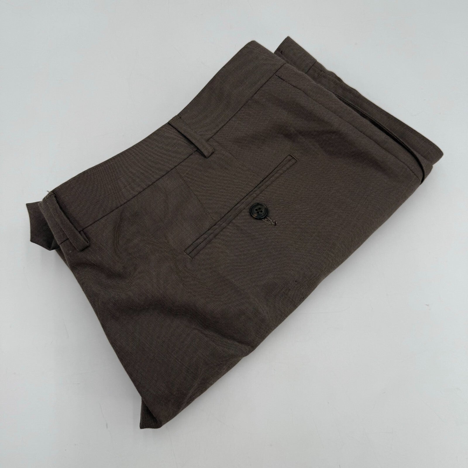 Calvin Klein Performance Dress Pants Suit Slacks Brown Men’s Size 42W x 30L US