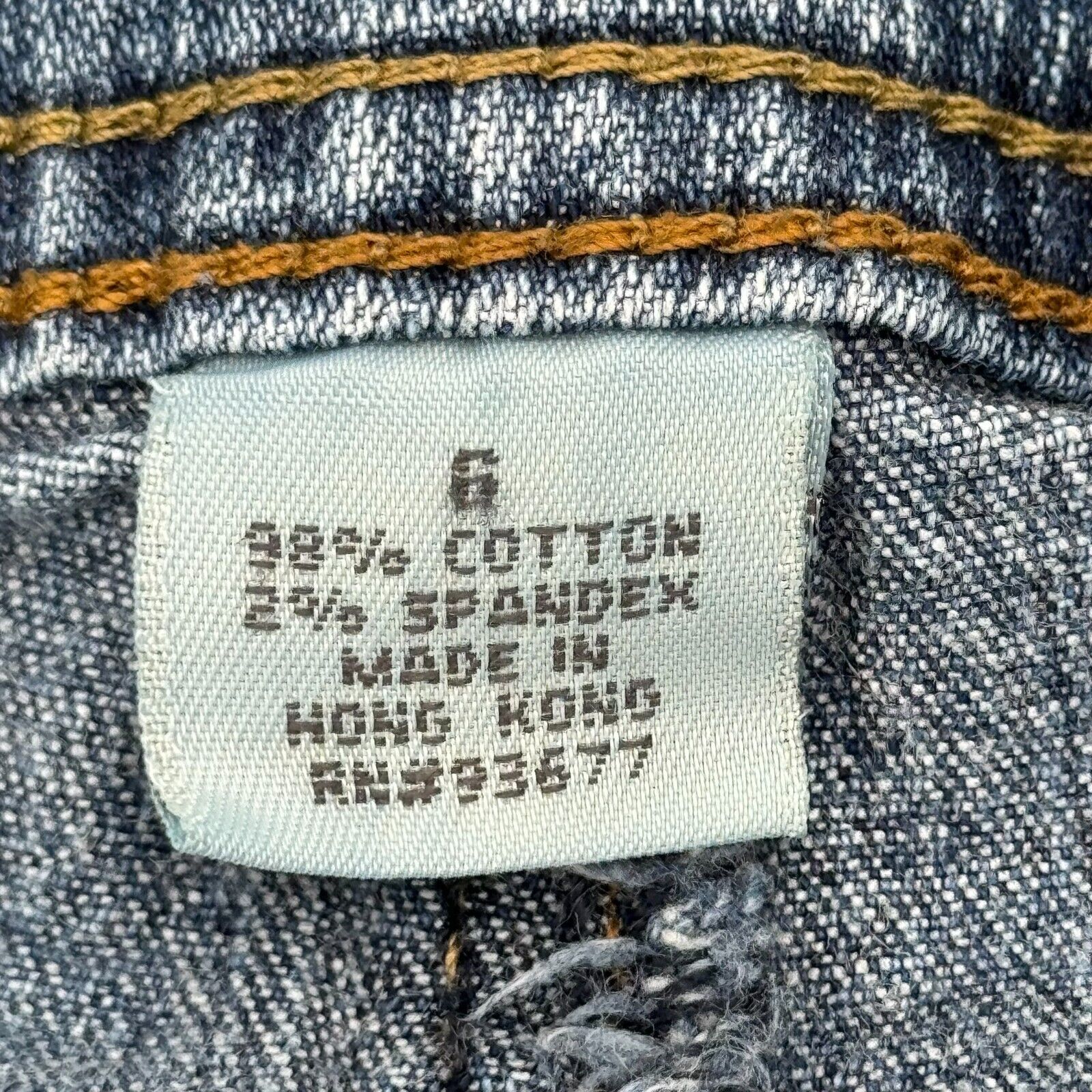 St Johns Bay Womens Preppy Boot Cut Stretch Jeans Light Wash Blue Size 6