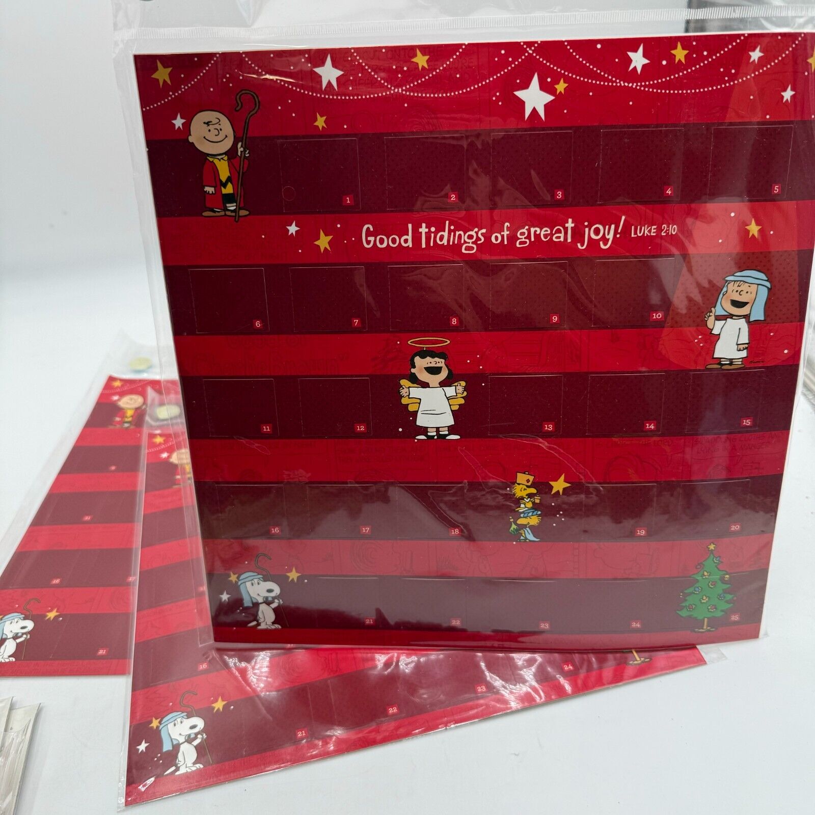 12 Various Advent Calendars Christmas Tree Jesus Charlie Brown Love Animals City