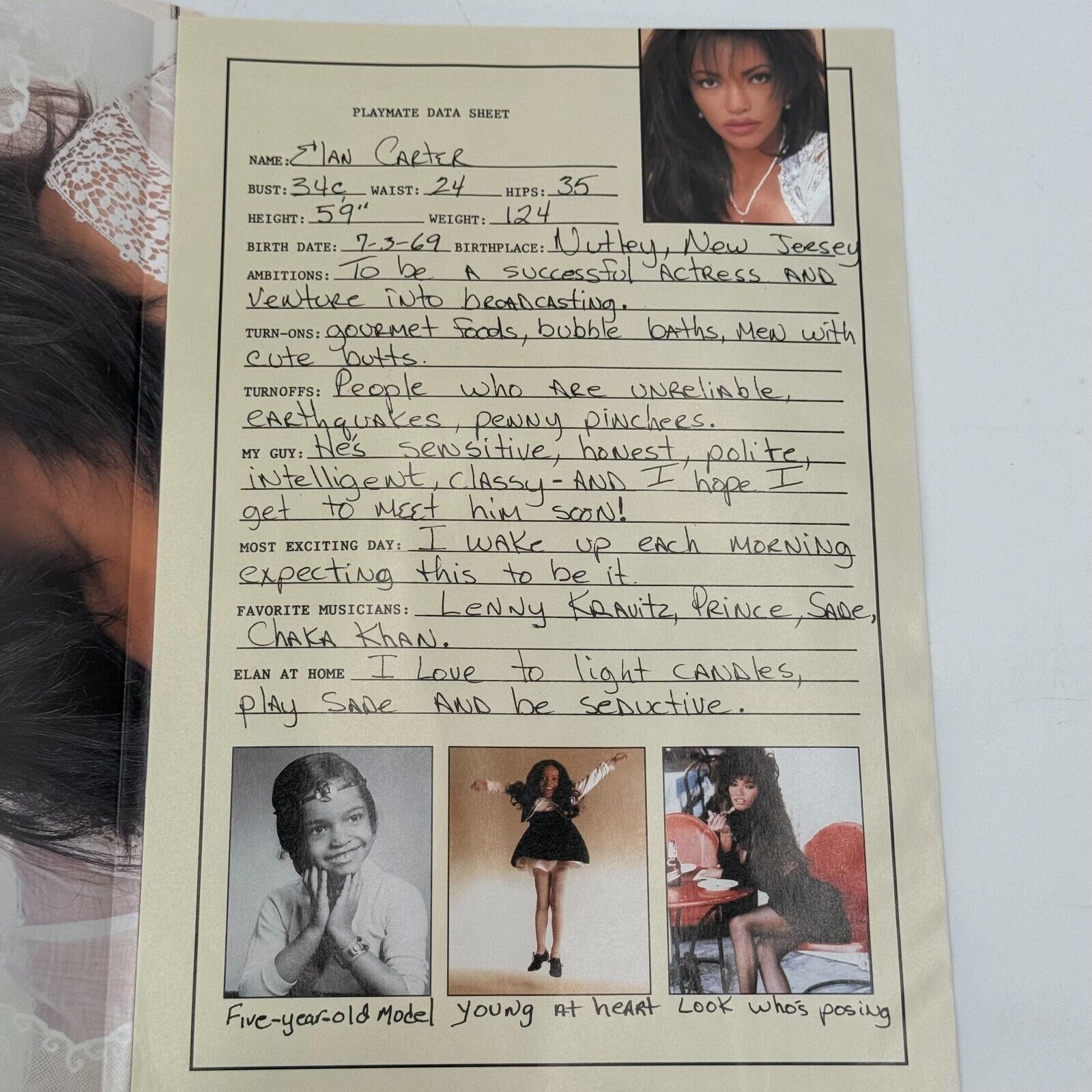 Playboy Magazine Featuring 4 Iconic Cover Girls - Two 1990s & Two 2000s RARE
