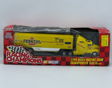 Nascar Racing Champions Pennzoil Team Transporter Johnny Benson 1996 Edition