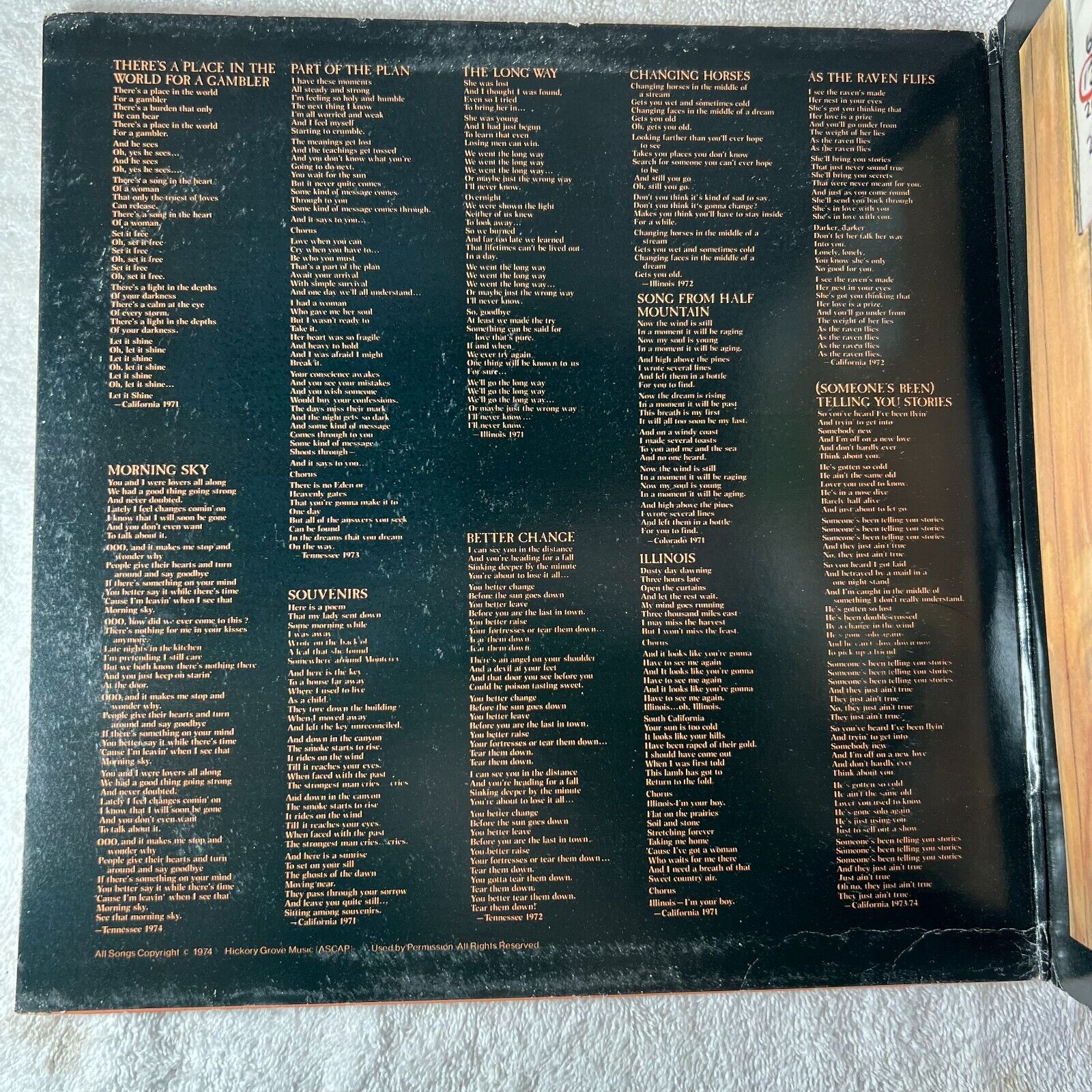 Dan Fogelberg – Souvenirs Vinyl LP Epic – KE 33137 ROCK POP