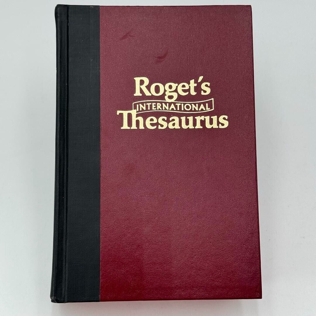 Roget's International Thesaurus by Robert L. Chapman (1984, Trade Paperback)