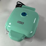 Dash Ice Blue Compact & Portable Egg Bite Maker With 4 Silicone Cups