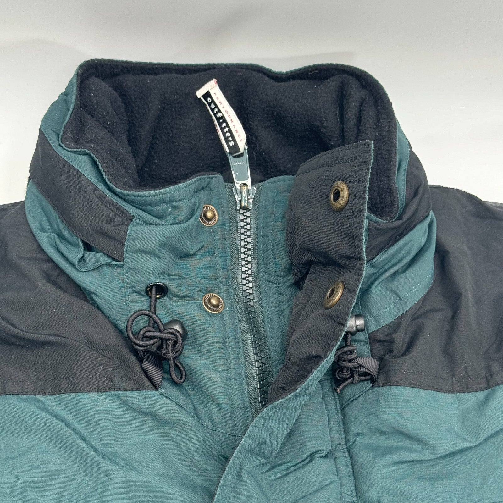 Performance Outfitters Winter Coat Warm Insulated Liner Green Black Adult Size S