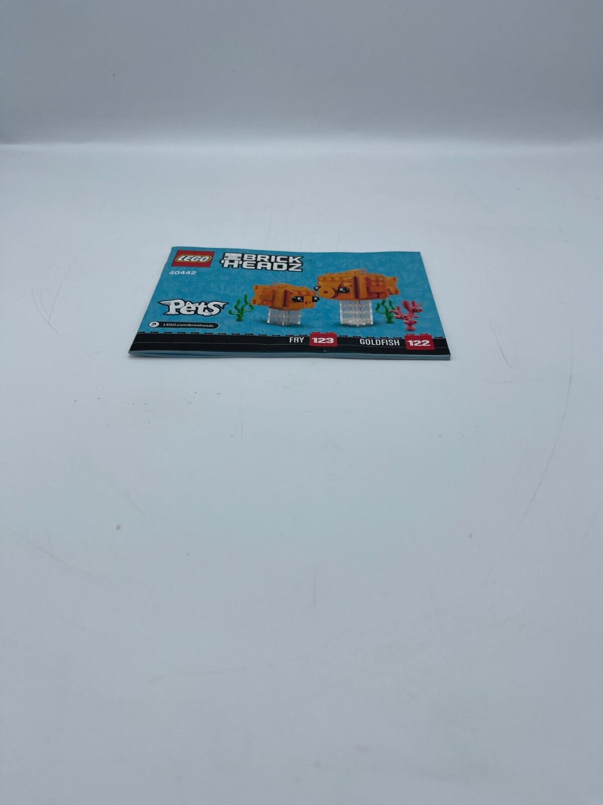 INSTRUCTIONS Lego BrickHeadz 40442 Pets Goldfish MANUAL ONLY