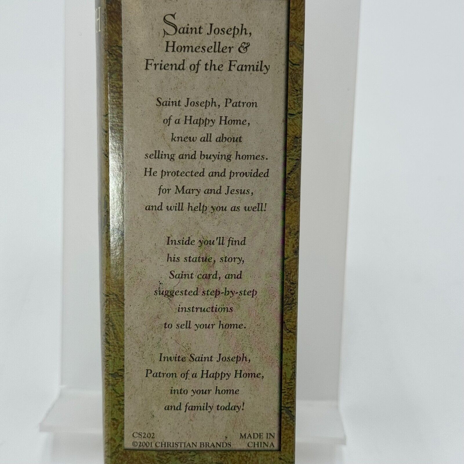 Saint Joseph Home Seller by Christian Brands 5” Wood Figurine