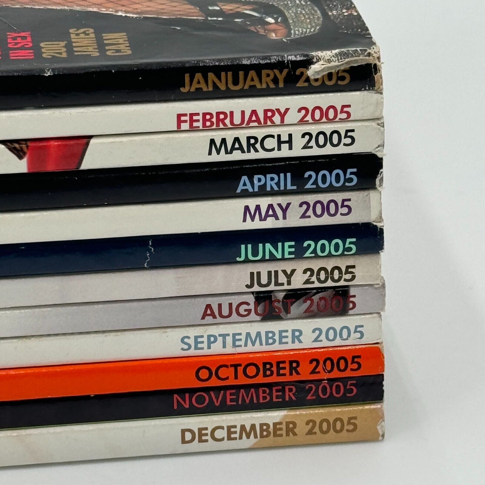 Playboy Magazine 2005 Full Year Set : Iconic Paris Hilton, Marilyn Monroe & MORE