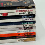 Playboy Magazine 2005 Full Year Set : Iconic Paris Hilton, Marilyn Monroe & MORE