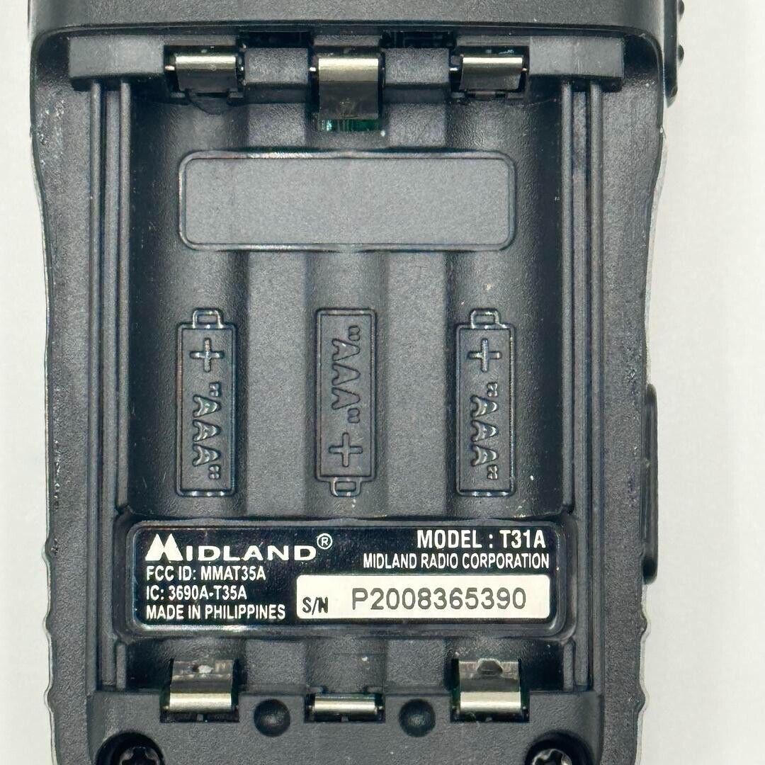 Midland X-Talker T31A Two-Way Radio Walkie Talkie Battery or Micro USB Only 1