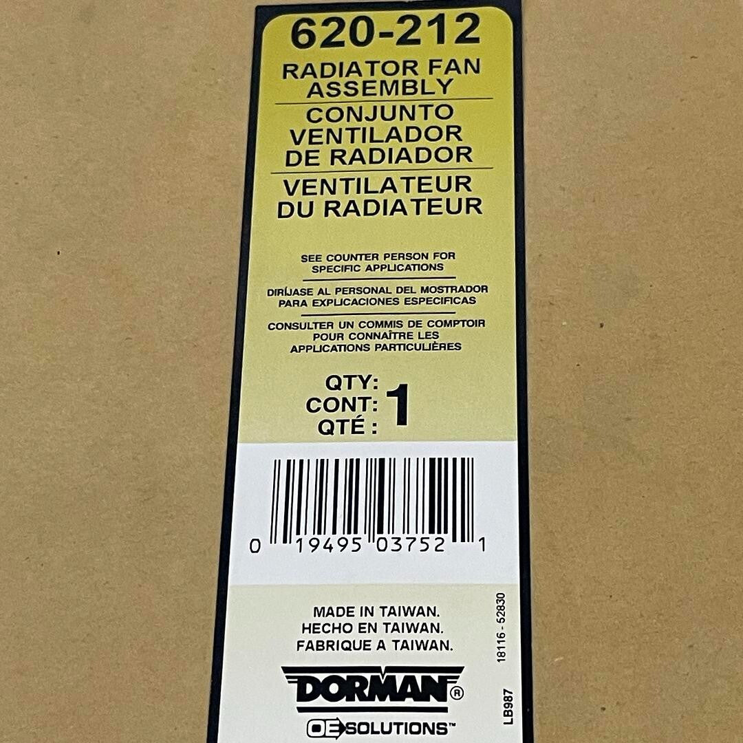 Dorman 620-212 Engine Cooling Fan Assembly Compatible with 07-09 Honda CR-V