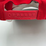 Richardson 512W Wool Serge Snapback Baseball Cap Vibrant Red Adjustable Men L