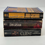 Lot of 3 John Grisham Crime Thriller Mystery Paperback Books