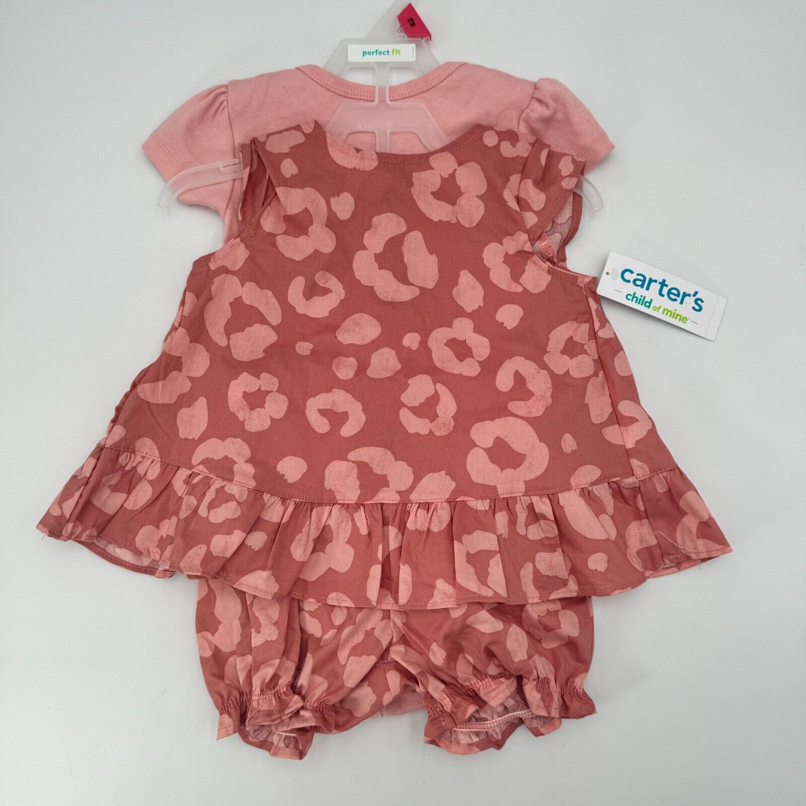 Set of 2 Carters 3 Piece Outfits Pink Yellow Floral Bodysuit Shorts Size 18M NWT