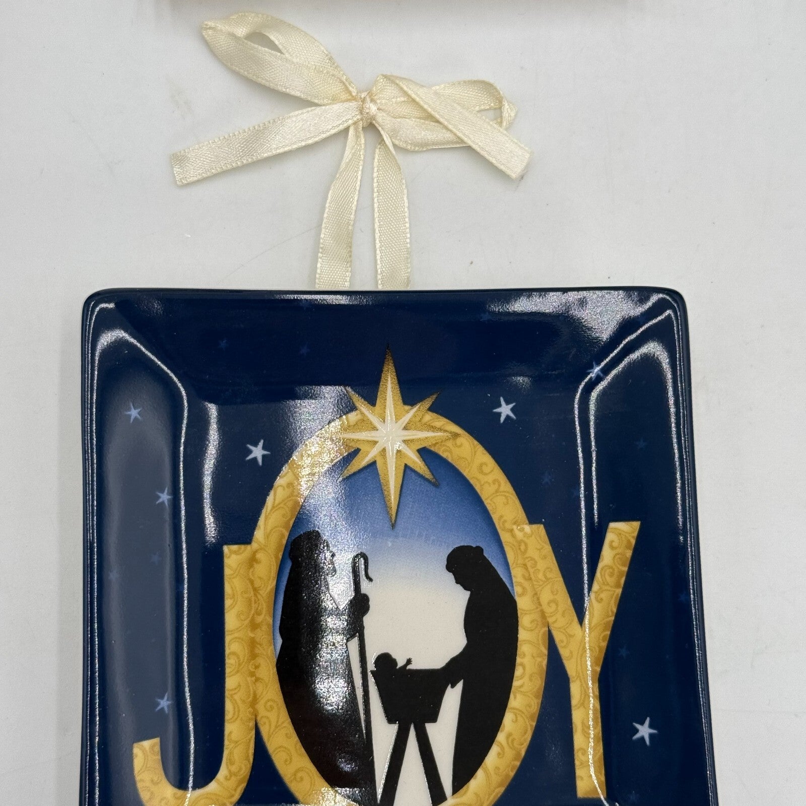 Manual Set of 4 High Quality Ceramic Decorative Square Hanging Plates