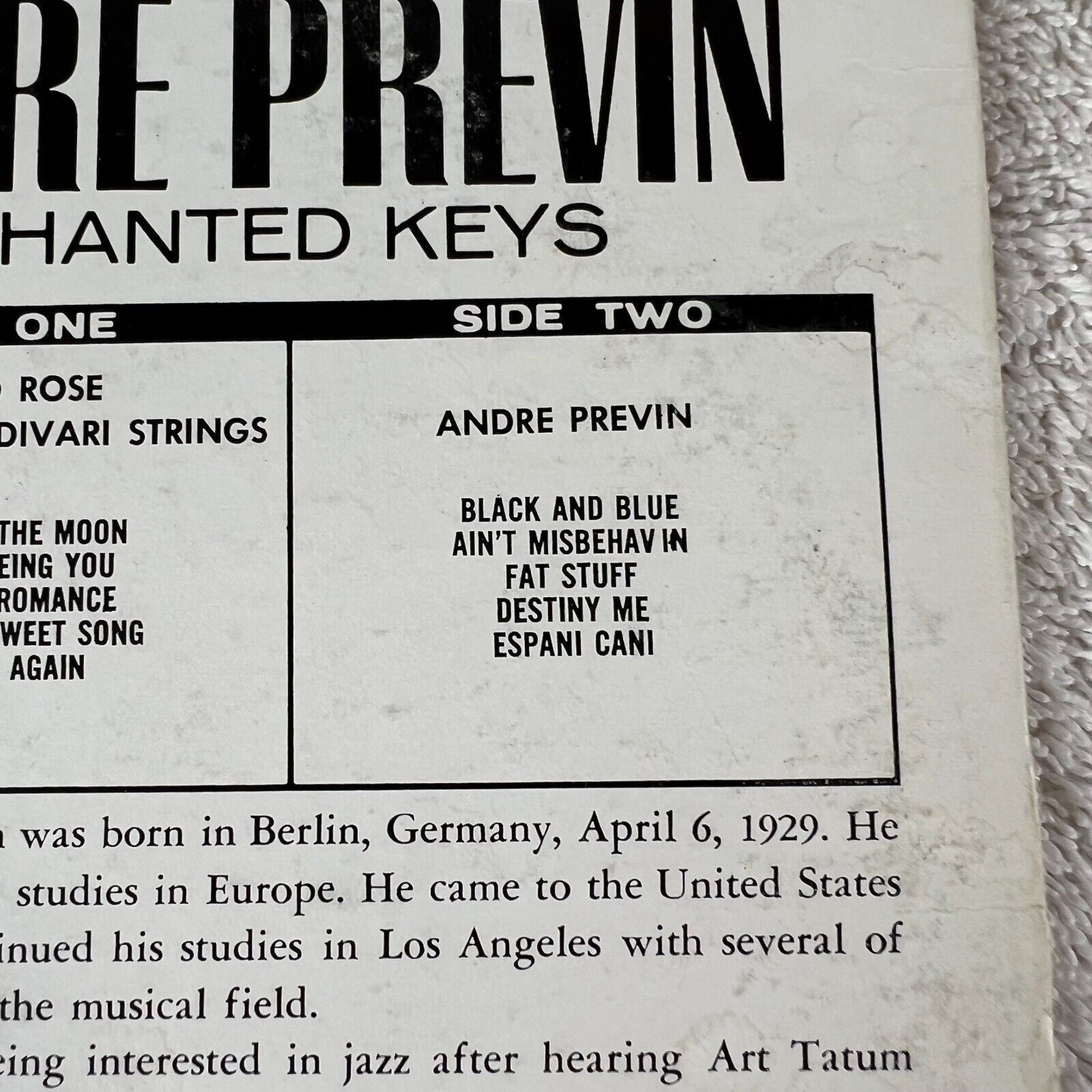 David Rose With The Stradivari Strings & André Previn Vibrant Strings MW124-116