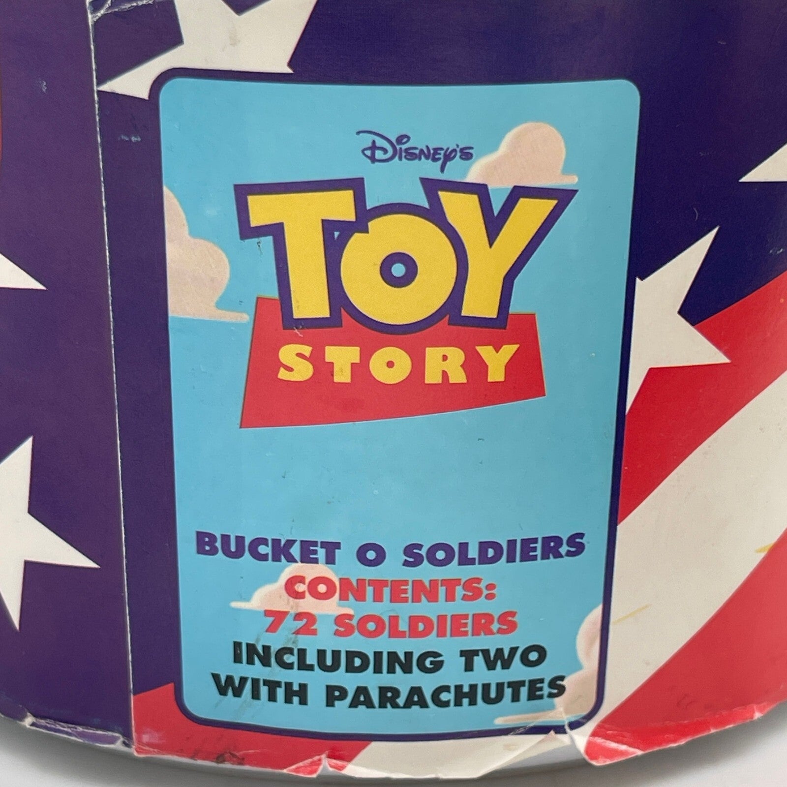 Walt Disney Toy Story Bucket Green Army Men Soldiers - Bucket O Soliders Toys