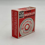 Lot of 8 Boxes - Vintage Top Crest Regular Mason Lids with Vacuum Spot 12pk NIB