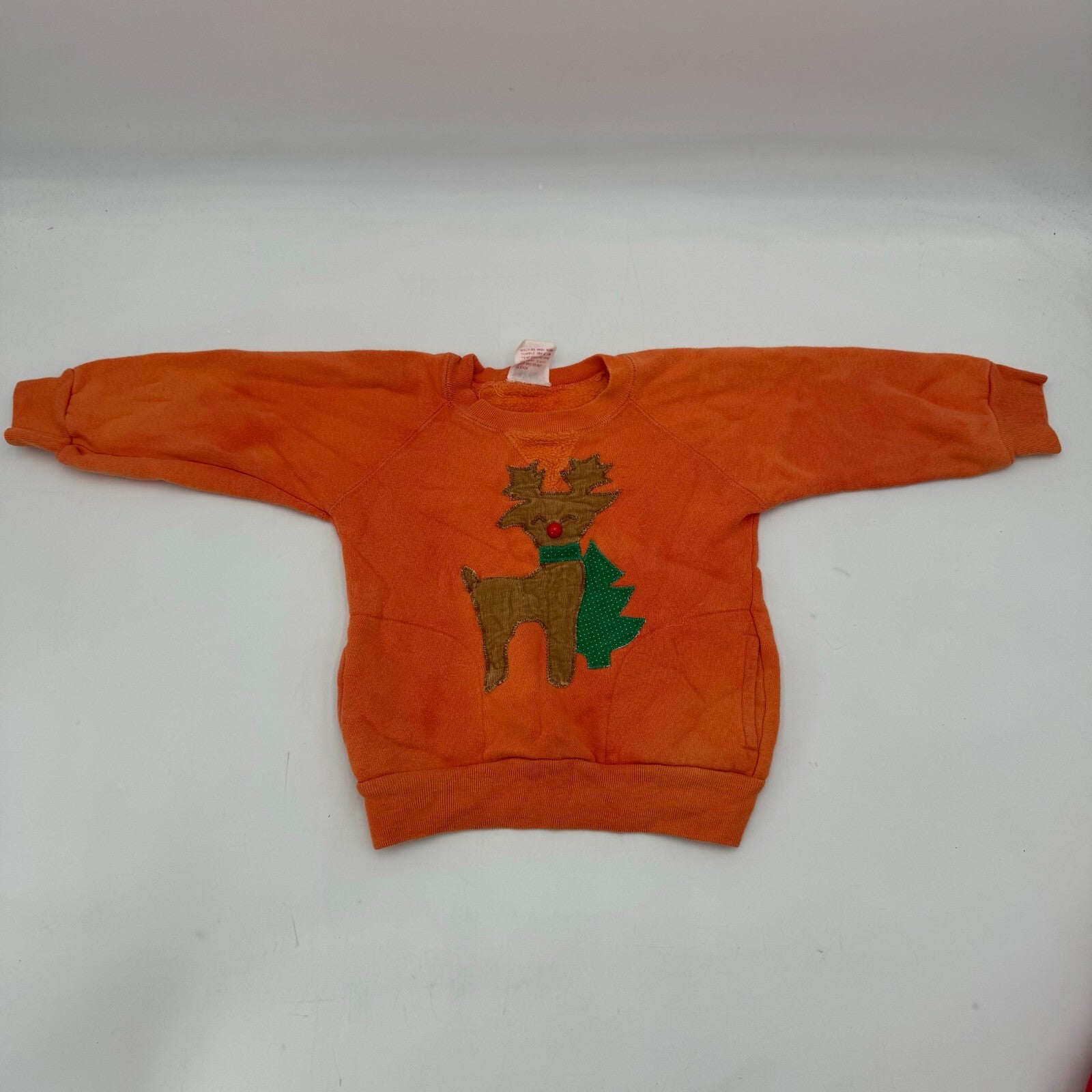 3 Toddler Christmas Sweaters Red Snow Trees Santa Orange Reindeer 2T 3T 5T